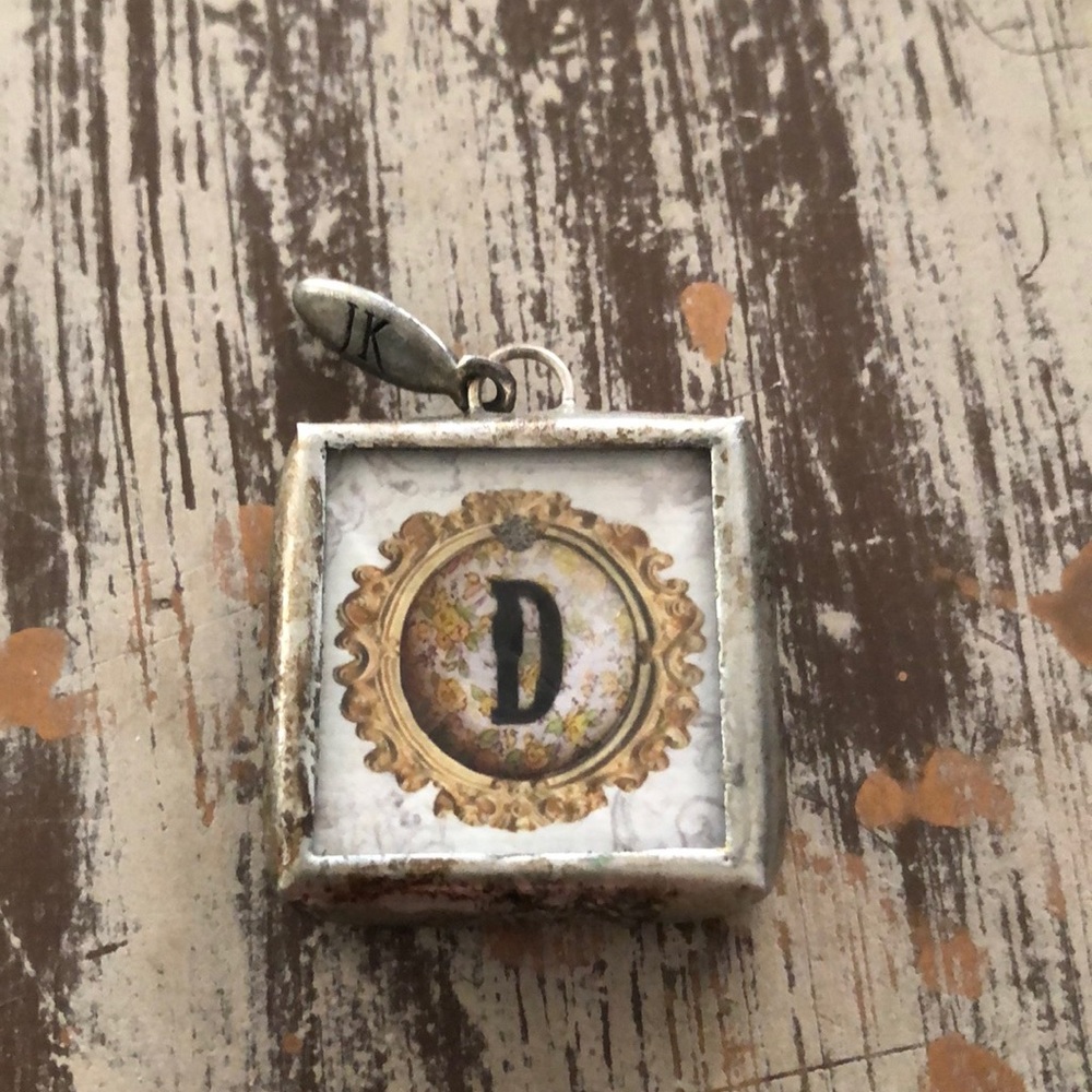 Jewel Kade Initial D Dream Crown Charm